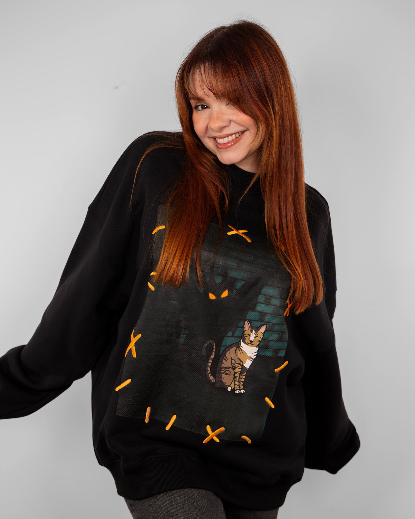 Devil Cat Crewneck