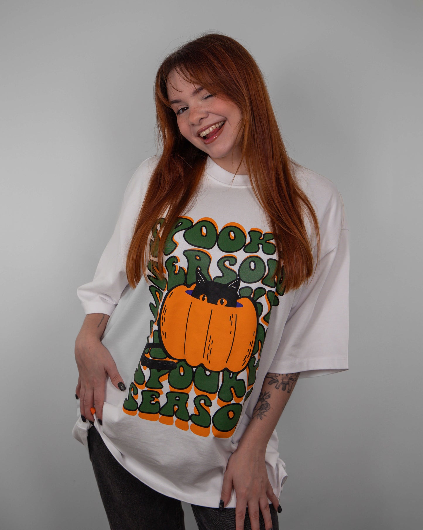 Pumpkin Cat T-Shirt